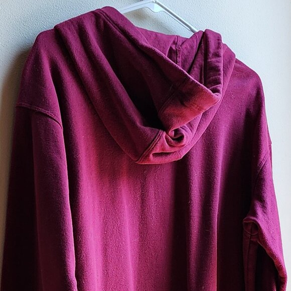 Calvin Klein Performance Pink/Black Zip-Up Hooded Sweatshirt Size Large - Picture 11 of 14